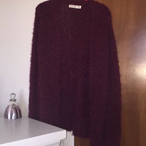 plum faded glory cardigan